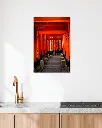 Torii_Temple_Inari_toile_simple_5_cuisine_scandinave_moderne.webp