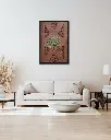 Porte_Détail_Dubrovnik_toile_encadre_salon_beige_tissus_moderne.webp
