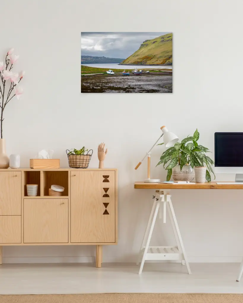 Skye_bateau_montagne_scotland_toile_simple_4_bureau_atelier_maison.webp