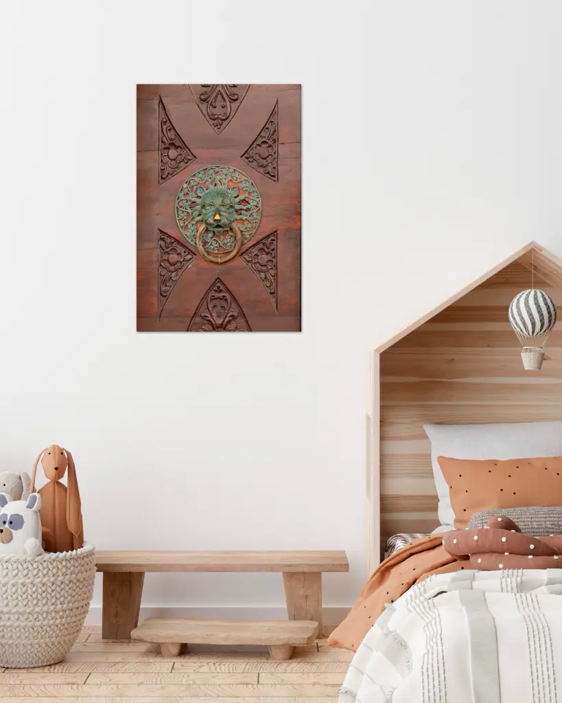 Porte_Détail_Dubrovnik_poster_chambre_enfant_scandinave_moderne.webp
