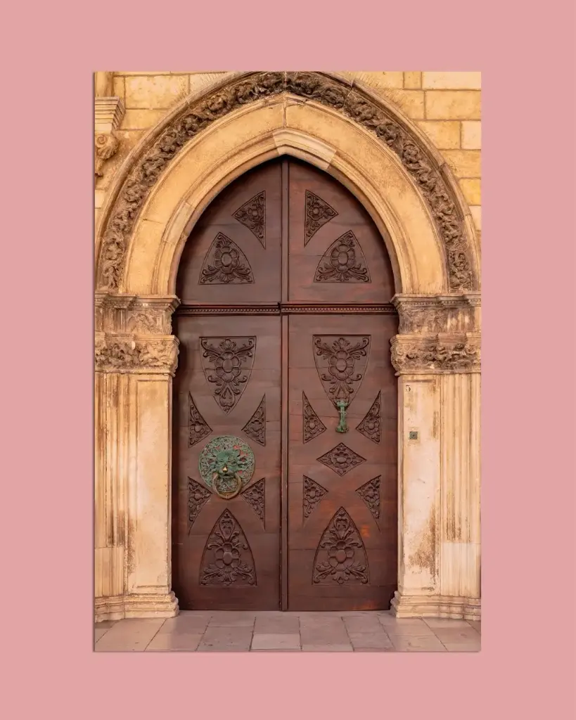 Porte médiévale – Dubrovnik, Croatie - Aluminium