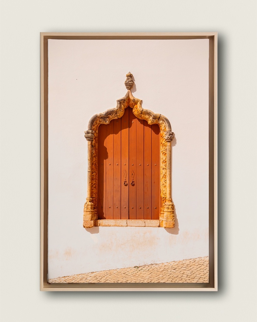 Petite porte du Portugal - Toile encadrée (20x30 cm / 8x12″, Wood frame)