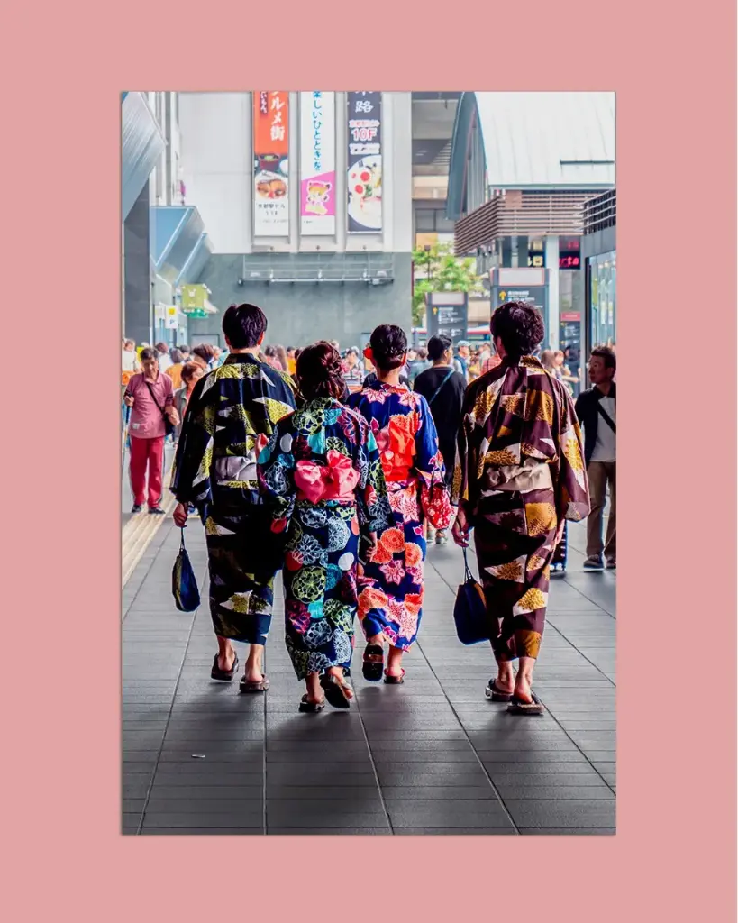 Yukata japonais tradition – Photo d’art Japon - Tirage d'art