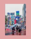 Shibuya Crossing sous la pluie – Photo d’art Japon - Tirage d'art