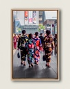 Yukata japonais tradition – Photo d’art Japon - Toile encadrée