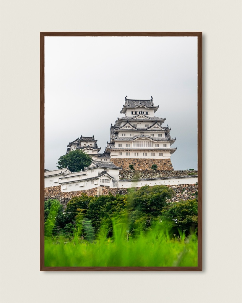 Château de Himeji – Photo d’art Japon - Poster encadré