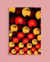 Lanternes japonaises rouges et jaunes – Photo d’art Japon - Toile