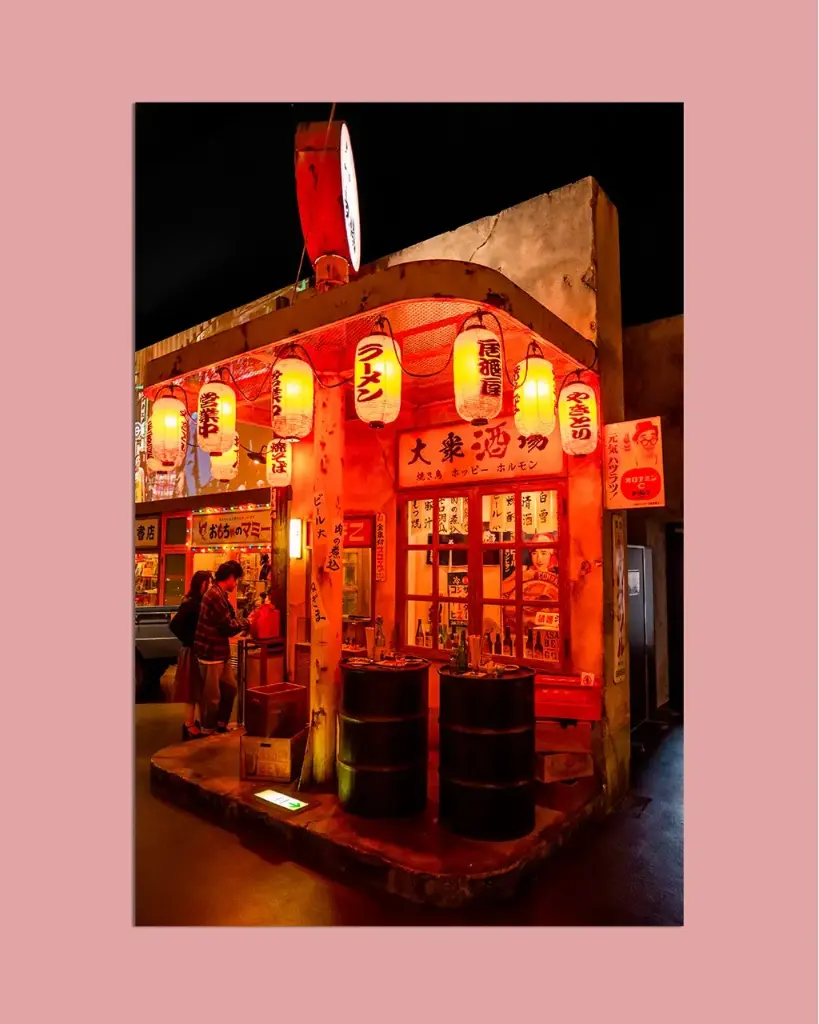 Restaurant rétro japonais – Photo d’art Japon - Aluminium