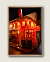 Restaurant rétro japonais – Photo d’art Japon - Toile encadrée
