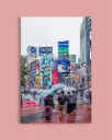 Shibuya Crossing sous la pluie – Photo d’art Japon - Toile