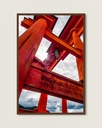 Torii de Miyajima contre-jour – Photo d’art Japon - Poster encadré