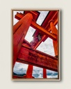 Torii de Miyajima contre-jour – Photo d’art Japon - Toile encadrée
