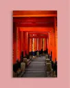 Tunnel de torii Fushimi Inari – Photo d’art Japon - Toile