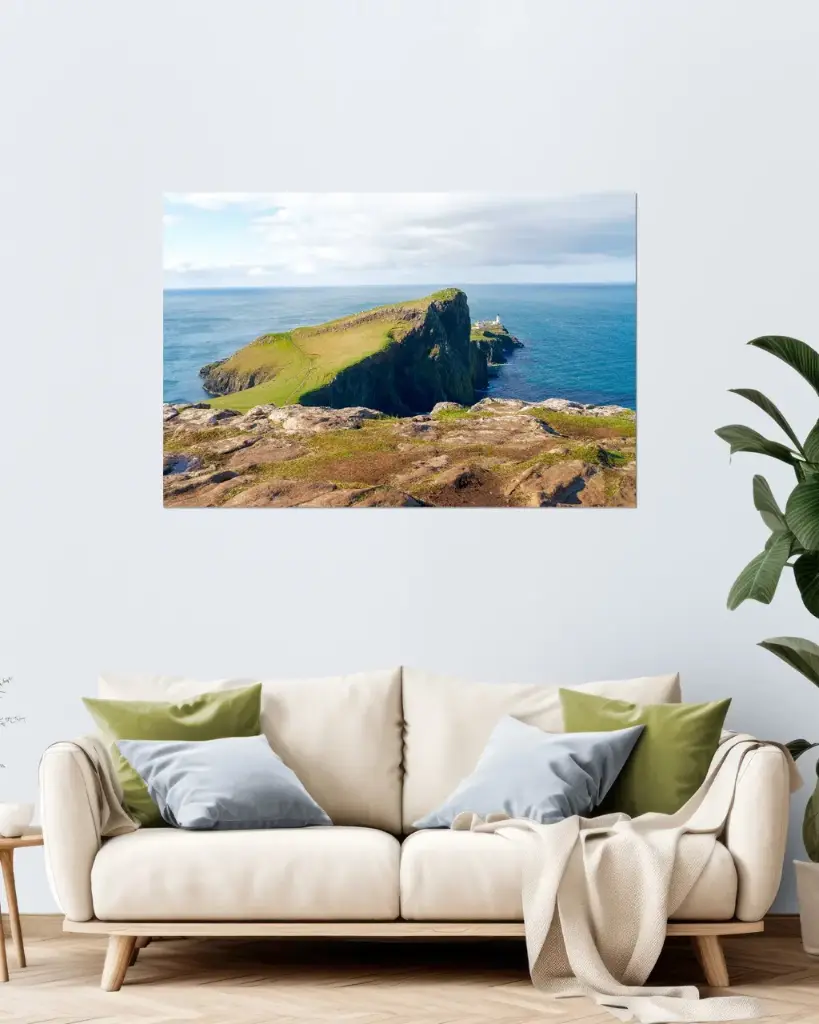 ALUMINIUM DIBOND – Comme un air de bout du monde à Neist Point, Écosse (20x30 cm / 8x12″)
