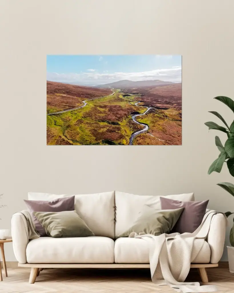 ALUMINUM DIBOND – Free facing the horizon of Quiraing, Scotland