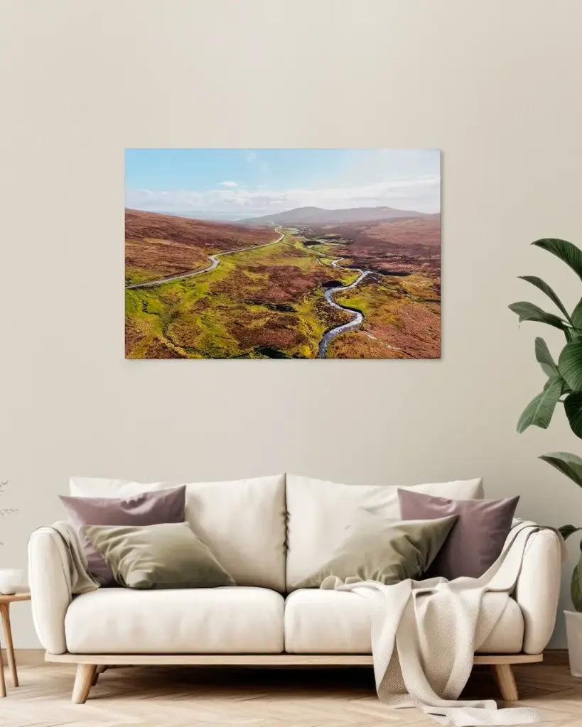 TOILE – Libres face à l’horizon de Quiraing, Écosse (20x30 cm / 8x12″, Slim)