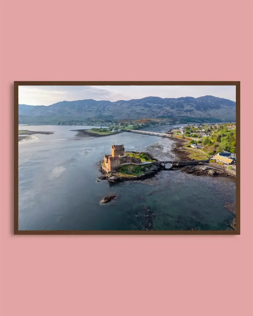 Château sur l’eau – Eilean Donan - Poster encadré