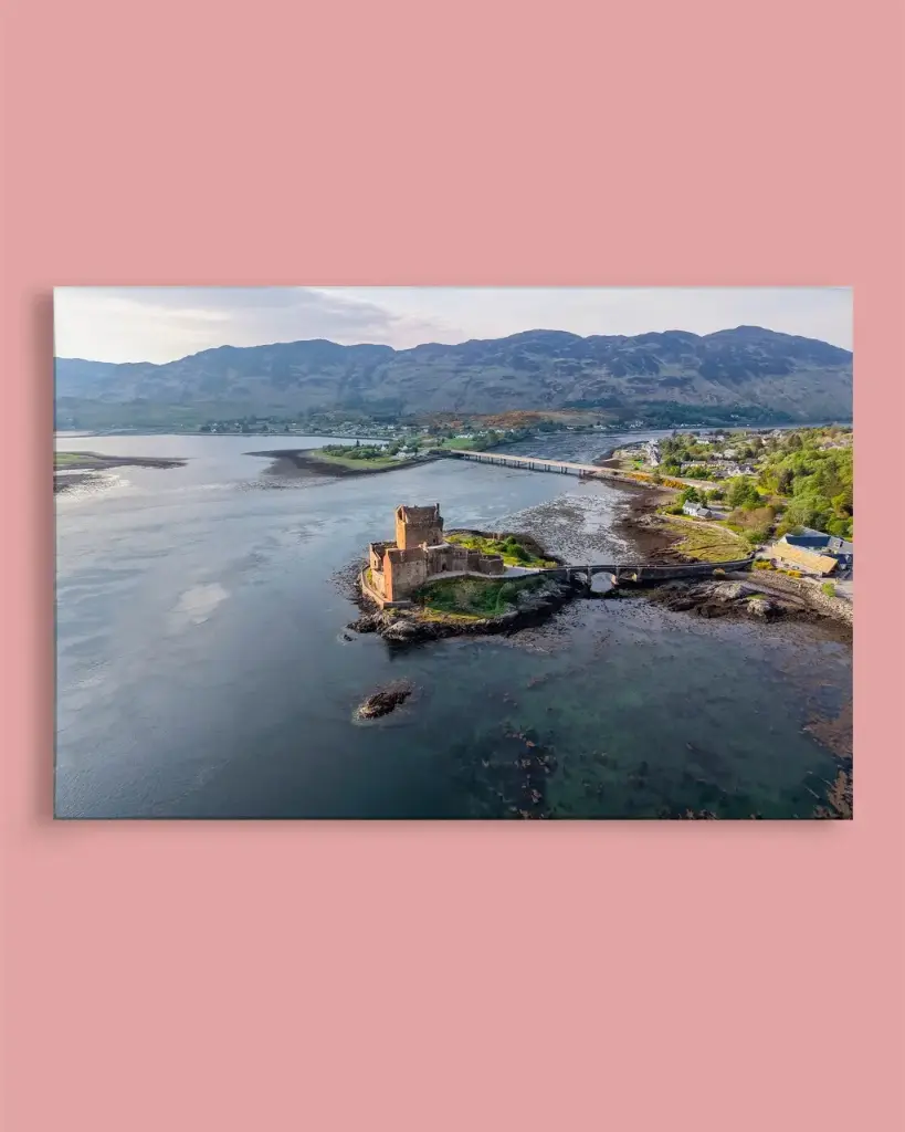Château sur l’eau – Eilean Donan - Toile