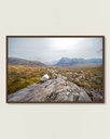 FRAMED POSTER - The breath of the summits at the Devil's Stairs, Scotland