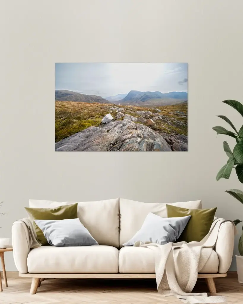 FINE ART – The breath of the summits at the Devil's Stairs, Scotland (21x29.7 cm / 8x12")