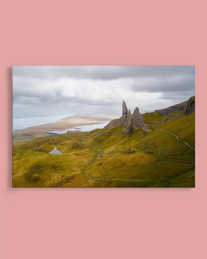 Old Man of Storr – Rochers mythiques - Toile