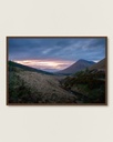 POSTER ENCADRÉ – Crépuscule sur la vallée de Beinn Dorain, Écosse