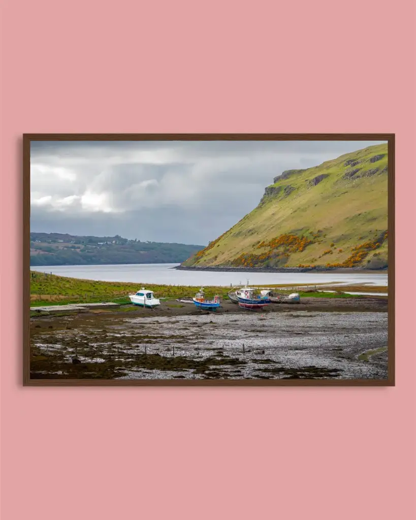 Bateaux échoués – Île de Skye - Aluminium