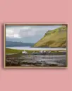 Bateaux échoués – Île de Skye - Toile encadrée