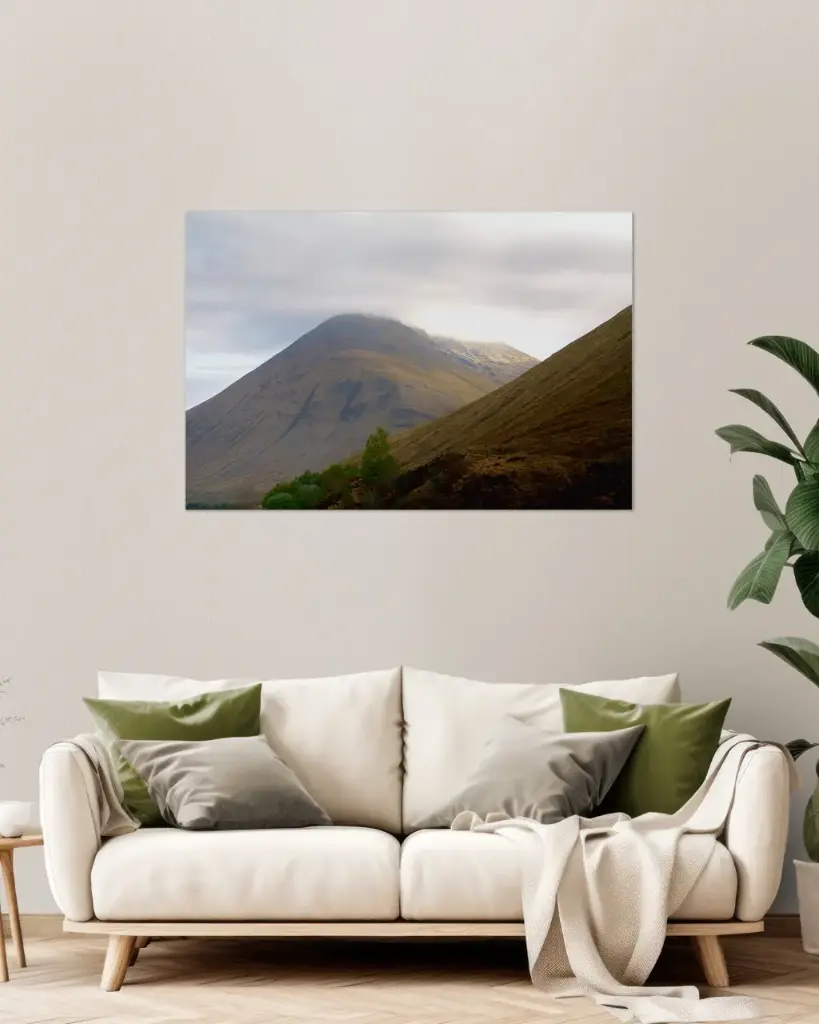 FINE ART - Foggy wake-up at Beinn Dorain, Scotland (21x29.7 cm / 8x12")