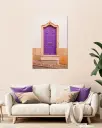 Photographie Porte Violette – Portugal - Aluminium