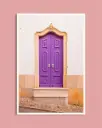 Photographie Porte Violette – Portugal - Poster encadré