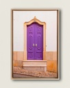 Photographie Porte Violette – Portugal - Toile encadrée