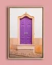 Photographie Porte Violette – Portugal - Toile encadrée