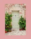 Porte vert pastel - Tirage d'art