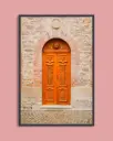 Porte ancienne Française - Poster encadré