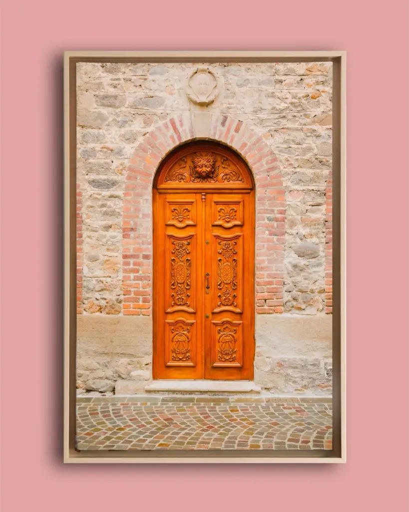 Porte ancienne Française - Toile encadrée