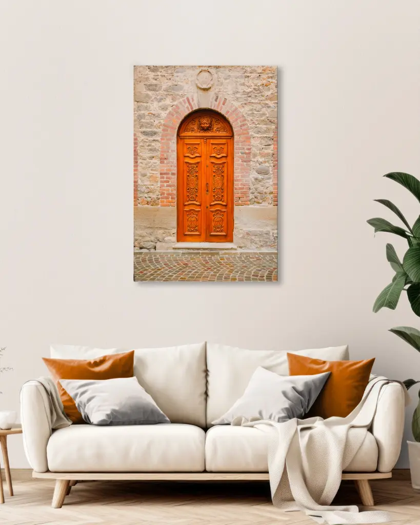 Porte ancienne Française  - Toile