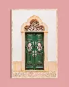 Porte verte au Portugal - Poster encadré
