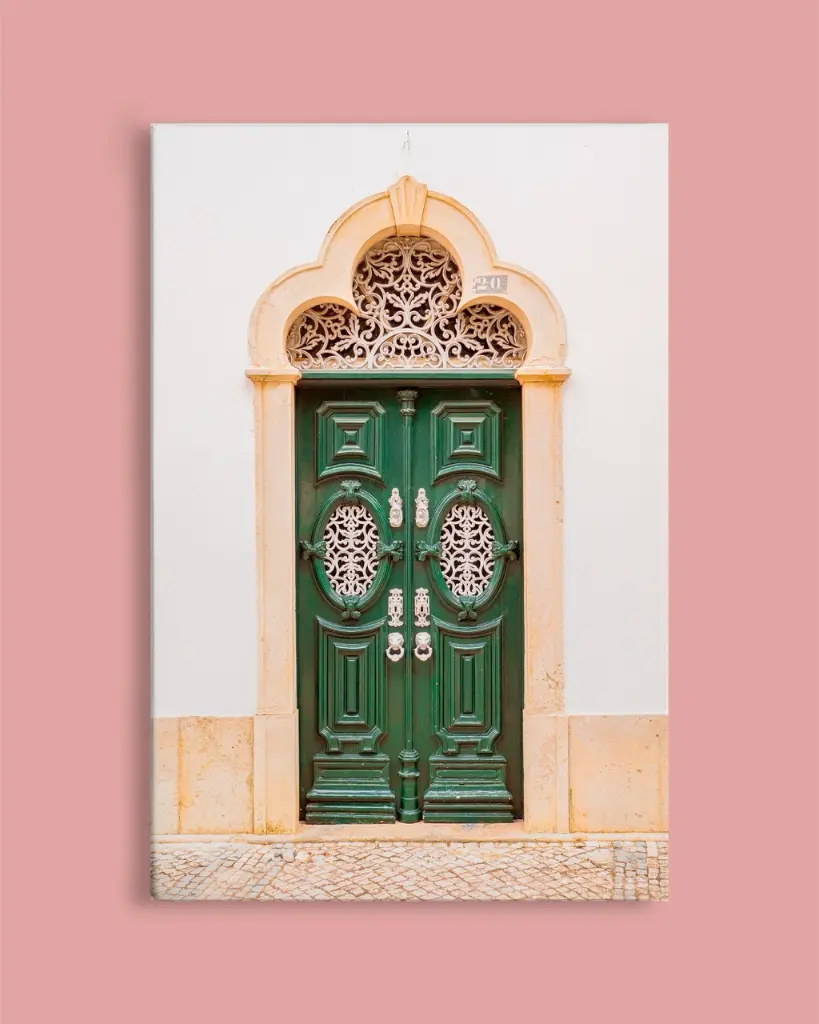 Porte verte au Portugal  - Toile