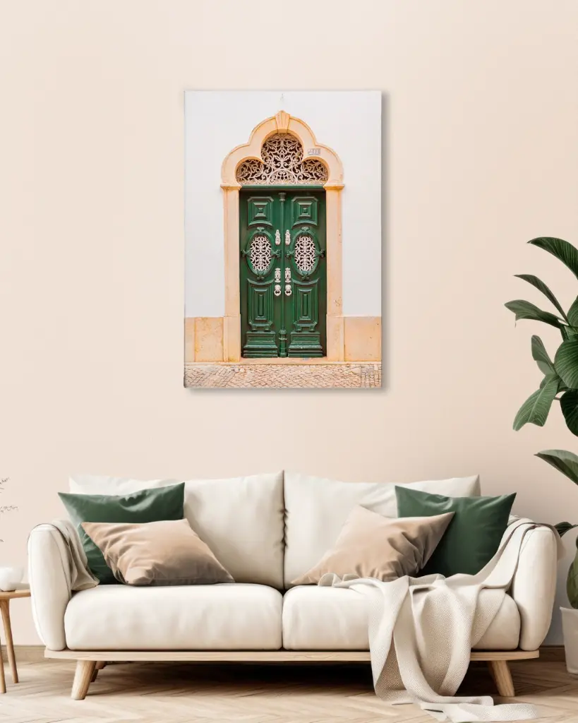 Porte verte au Portugal  - Toile