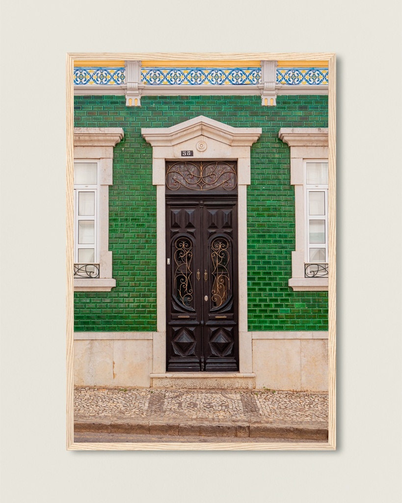 Arte Nova - Poster encadré (21x29.7 cm / 8x12", Wood frame)