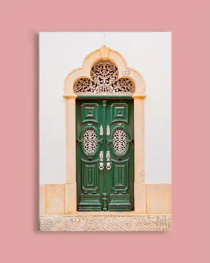Porte verte au Portugal  - Toile