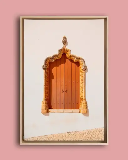 Petite porte du Portugal - Toile encadrée