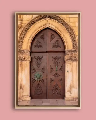 Porte médiévale – Dubrovnik, Croatie - Toile encadrée