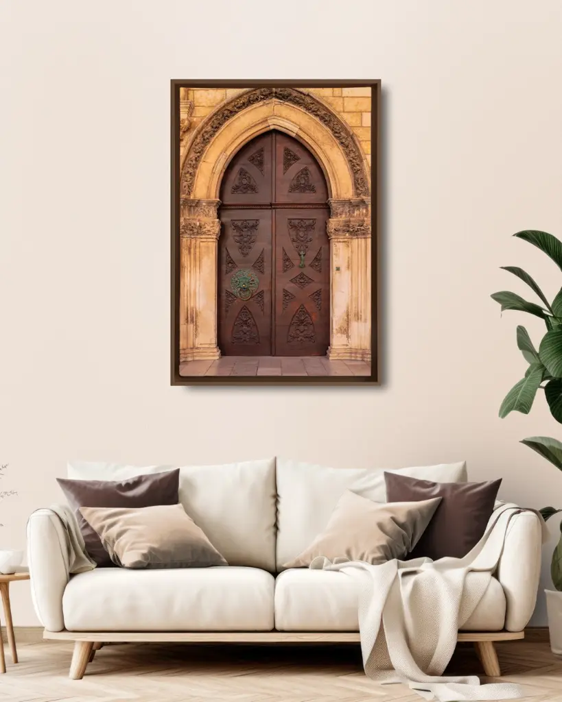 Porte médiévale – Dubrovnik, Croatie - Toile encadrée