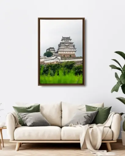 Château de Himeji – Photo d’art Japon - Toile encadrée
