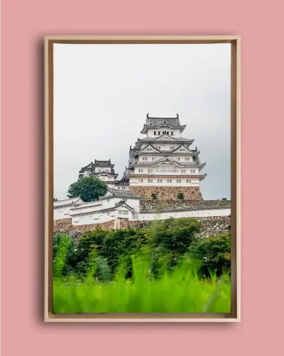 Château de Himeji – Photo d’art Japon - Toile encadrée