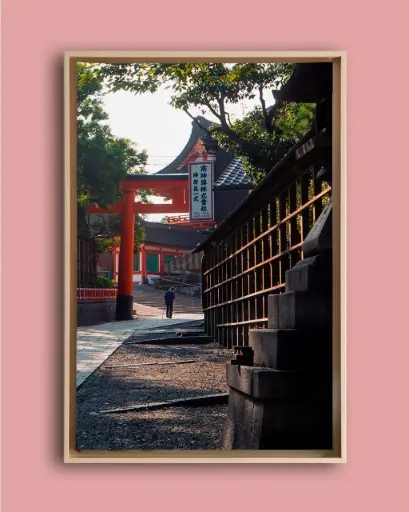 Temple Fushimi Inari – Photo d’art Japon - Toile encadrée
