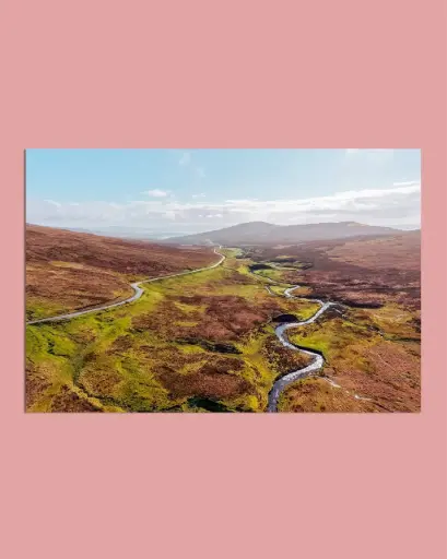 Vallée du Quiraing – Vue aérienne - Aluminium
