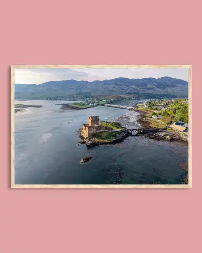 Château sur l’eau – Eilean Donan - Poster encadré